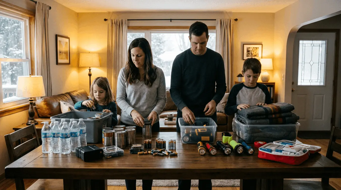 Pre-storm Prearrange food