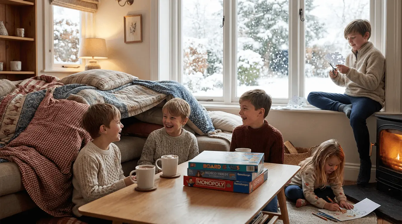 snow day activities for kids at home
